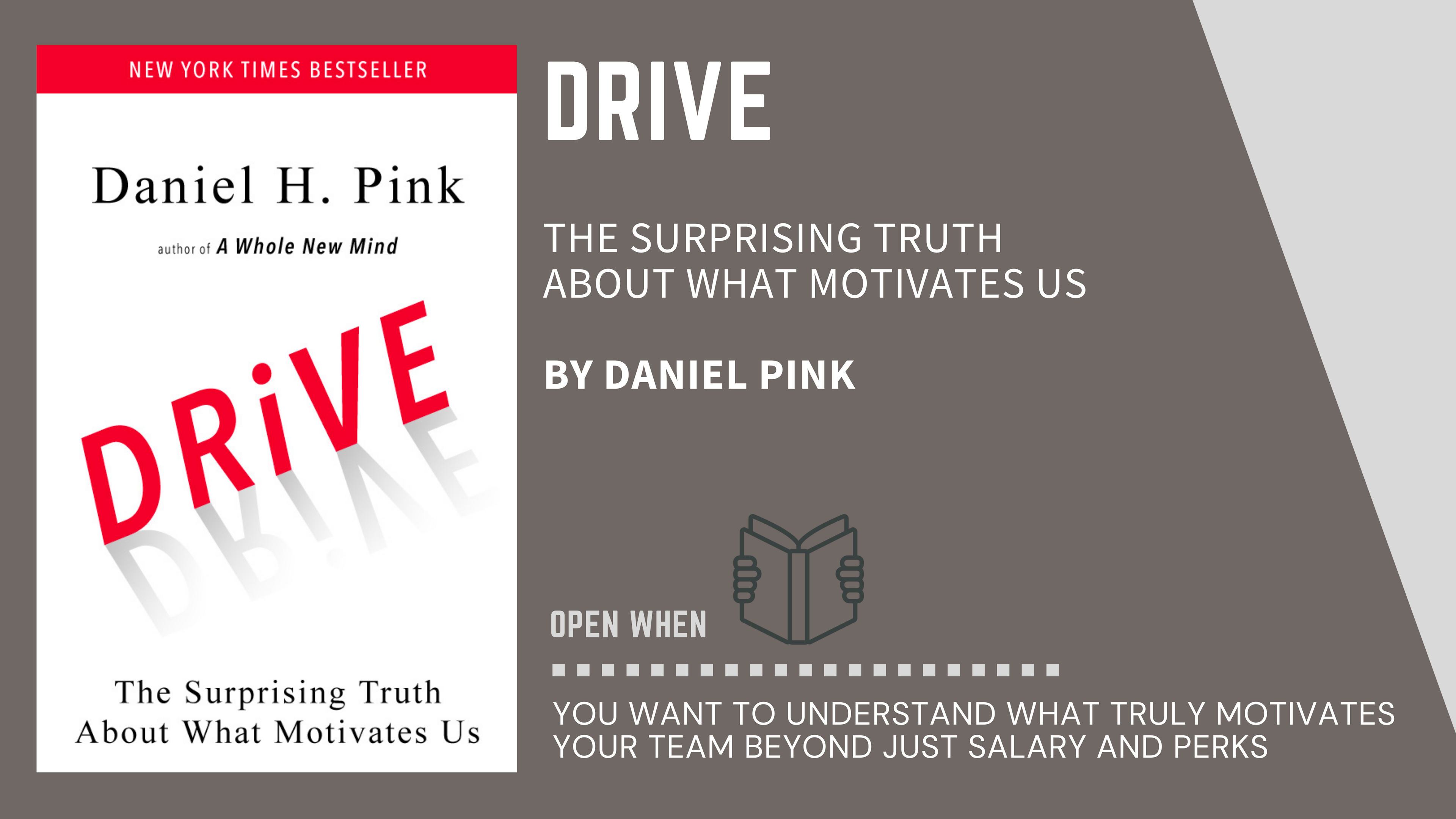 Book Cover of "Drive" by Daniel Pink