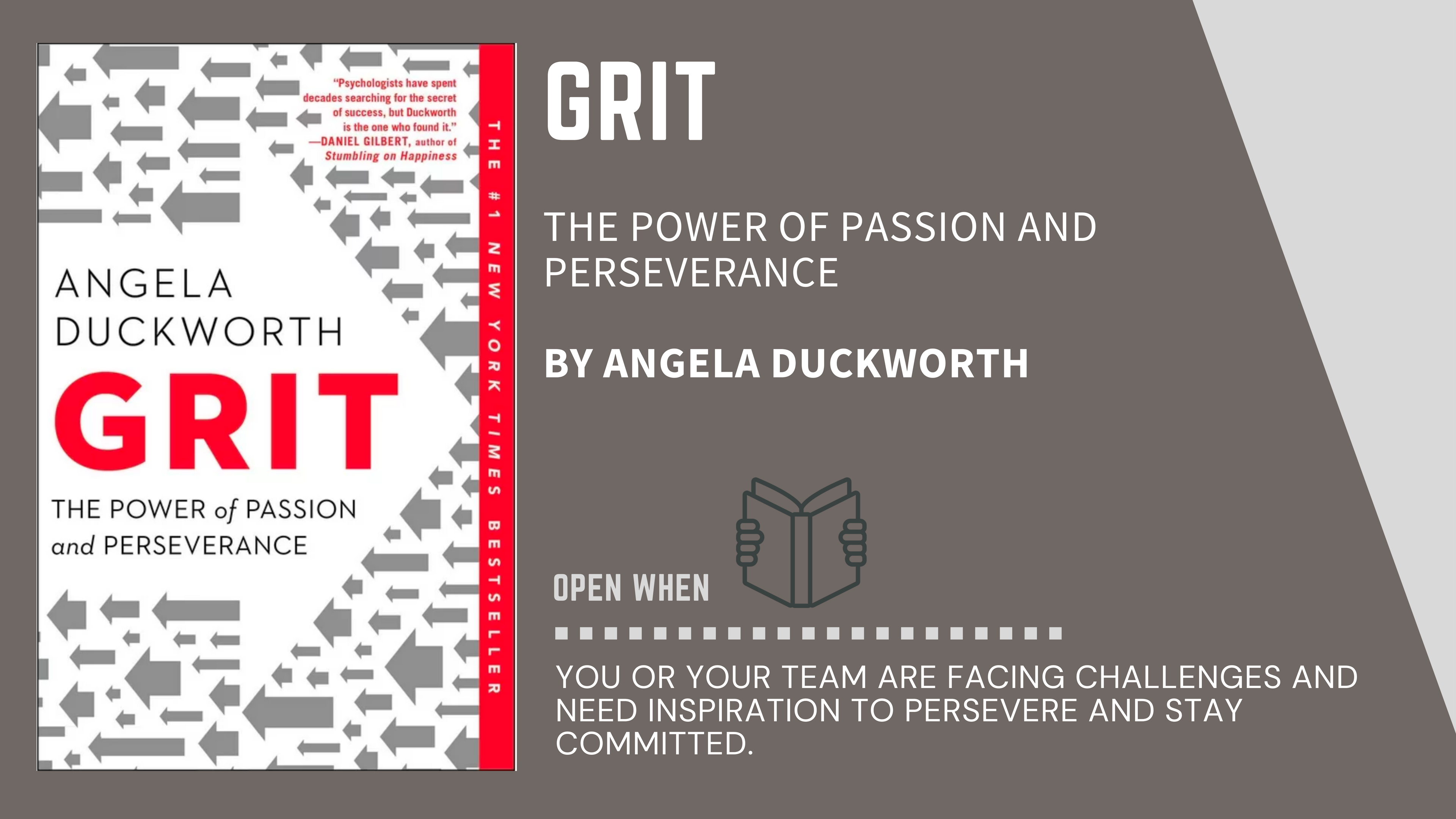 Book Cover of "Grit" by Angela Duckworth